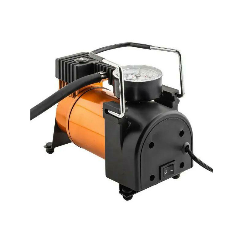 Kompresor samochodowy sprężarka tłokowa 12V 30l/min z manometrem Rockforce