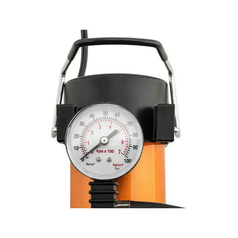 Kompresor samochodowy sprężarka tłokowa 12V 30l/min z manometrem Rockforce