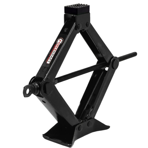 Podnośnik trapezowy samochodowy z gumą ochronną 1,5 T 110-400 mm Forcekraft