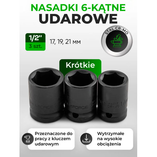 Zestaw narzędzi Premium 148el 1/4 3/8 1/2 6-kątne 12-kątne 4-36mm Rockforce