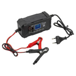 Prostownik samochodowy automatyczny Ładowarka akumulatora 12V 6A LCD