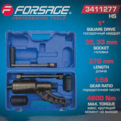 Klucz przekładniowy planetarny do kół 1:58 4800Nm nasadki 32 33 mm L 270 mm