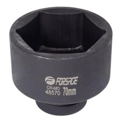 Nasadka udarowa 70 mm 1" 6-kątna Klucz nasadowy CrMo Forsage