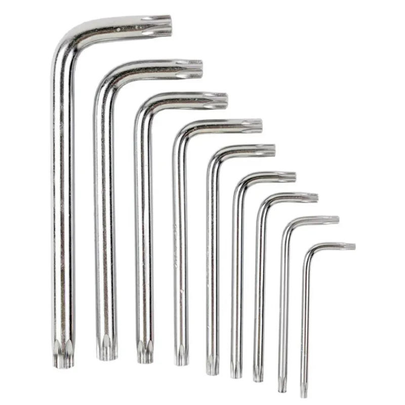 Zestaw 9 kluczy TORX typu L T10 - T50 stal Cr-V