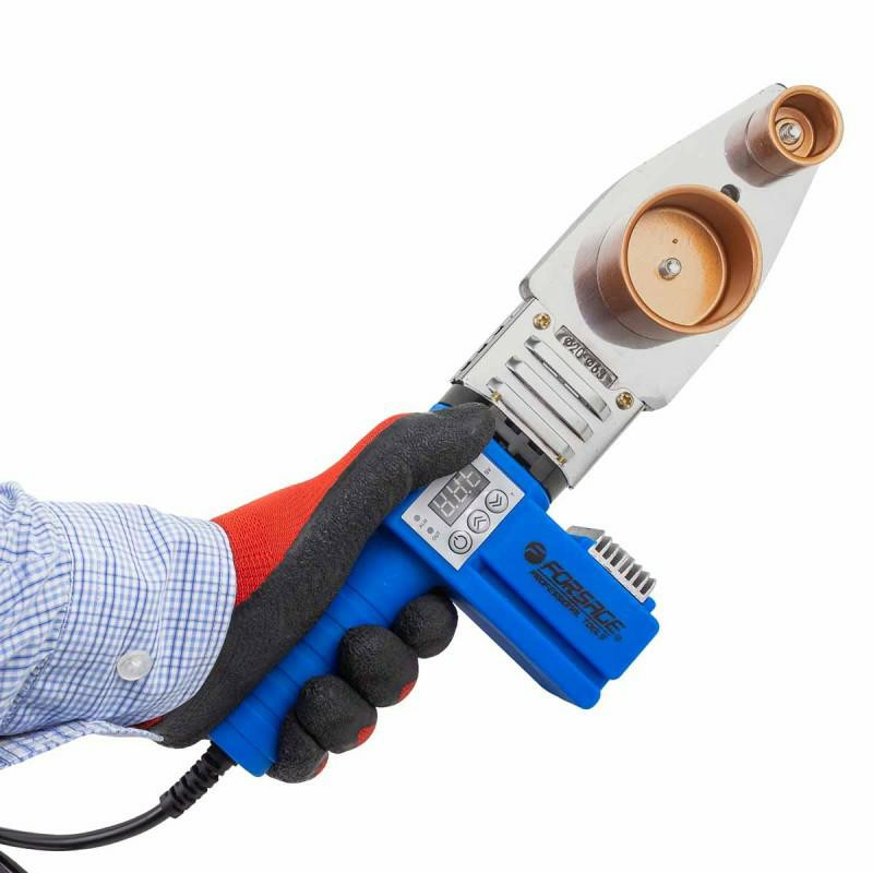 Zgrzewarka do rur PCV 1000W 6 nasadek 20, 25, 32, 40, 50, 63 mm Forsage