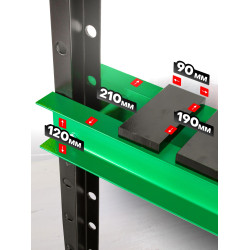 Prasa Hydrauliczna warsztatowa 20T + pryzmy Pompa z manometrem Rockforce