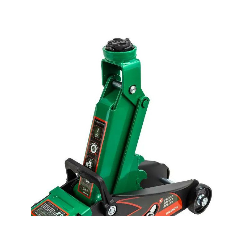 Podnośnik samochodowy hydrauliczny 2,5T 140-387 mm punktowy Żaba Rockforce