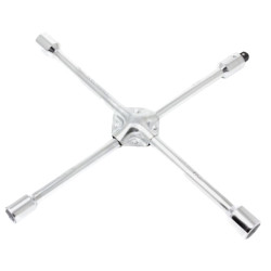 FORCEKRAFT Klucz krzyżakowy do kół 17-19-21-22mm KRZYŻAK z adapterem 1/2"