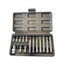 ZESTAW BITÓW TORX 15 El T20-T55(L: 30/75mm)