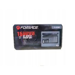ZESTAW BITÓW TORX 15 El T20-T55(L: 30/75mm)