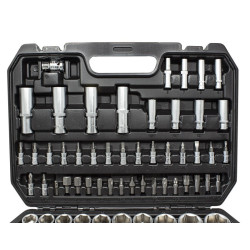 Zestaw narzędzi nasadki bity 1/2'' 1/4'' 94 el.