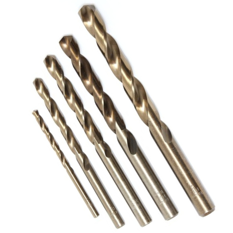 Wiertła do metali 3.6 mm HSS+Co 10 szt kobalt