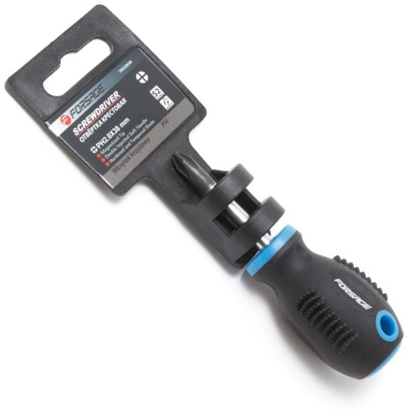 Wkrętak krzyżakowy krzyżak PH2x38mm Forsage