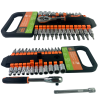 ISMA Zestaw narzędzi 28 ELEMENTÓW nasadki BITY 1/4" stal Crv