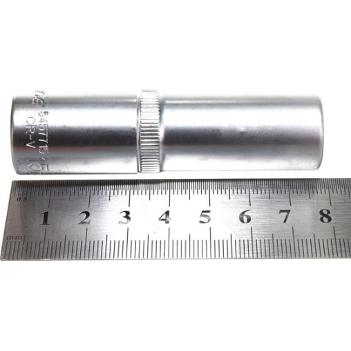 Nasadka 1/2" 15mm 6-kątna głęboka klucz nasadowy stal CrV Forsage