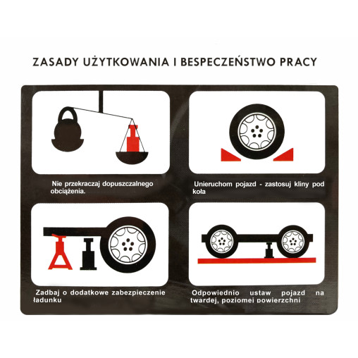 PODNOŚNIK SAMOCHODOWY HYDRAULICZNY ŻABA LEWAREK 3T