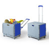 Wózek transportowy platformowy składany 65kg