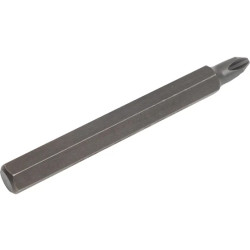 Bit PH2 80 mm 5/16" stal S2 końcówka krzyżowa wkrętakowa Forsage