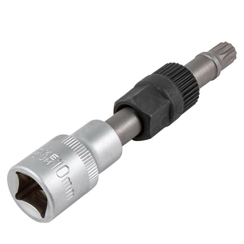 Klucz narzędzie do demontażu sprzęgła alternatora 1/2" M10 bitowa wstawka