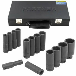 Zestaw nasadek udarowych 1/2" 14el. (11-32mm) (6-kątnych)