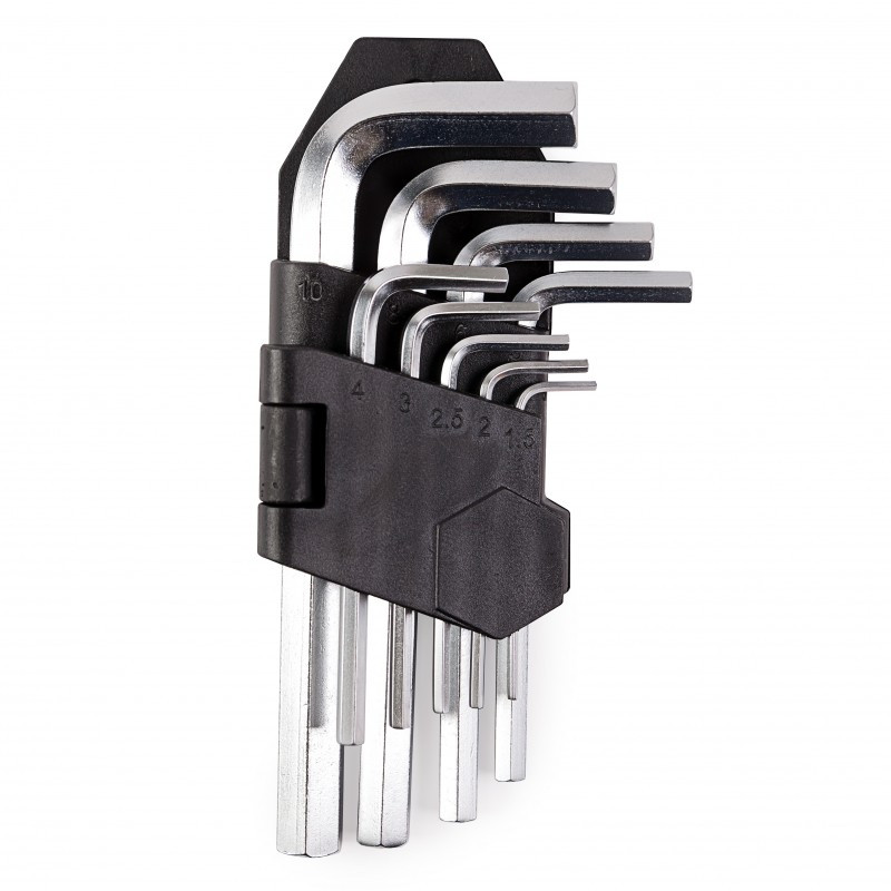 Zestaw kluczy IMBUS typ L 1.5-10mm 9el