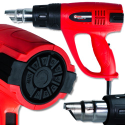 Opalarka Elektryczna 3 biegi 4 dysze 600C 2000W do drewna farb Forcekraft
