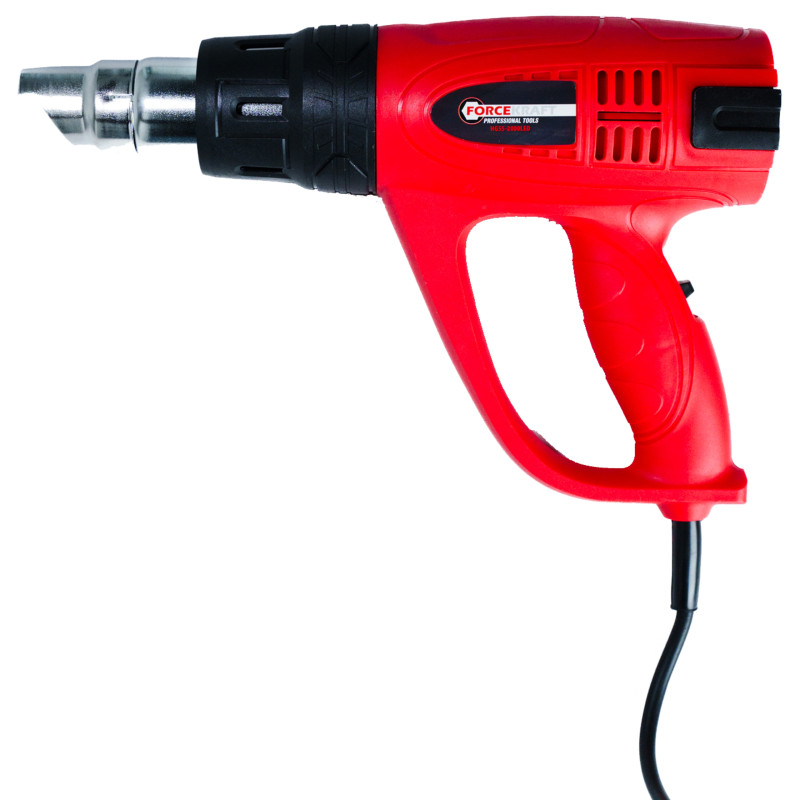 Opalarka Elektryczna 3 biegi 4 dysze 600C 2000W do drewna farb Forcekraft