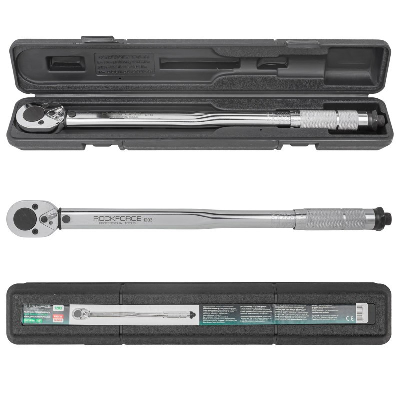 Klucz dynamometryczny z blokadą 1/2'' 28-210 Nm Rockforce