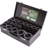 Zestaw nasadek udarowych długich 3/4" 17-50mm 6-kątne