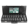 Zestaw nasadek udarowych długich 1/2" 8-32mm 6-kątne
