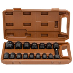 Zestaw nasadek udarowych 1/2" 8-27mm 6-kątne