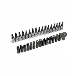 Zestaw narzędzi 1/4 1/2" 4-32 mm 82 el klucze nasadki bity grzechotka CrV
