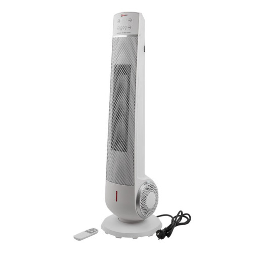 TERMOWENTYLATOR grzejnik KOLUMNOWY ceramiczny 2 TRYBY 2200W farelka + pilot