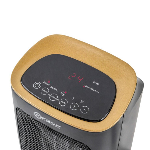 Grzejnik termowentylator grzałka ceramiczna 1800W 4 TRYBY farelka z pilotem