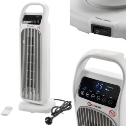 Termowentylator ceramiczny kolumnowy 2000 W farelka grzejnik z pilotem