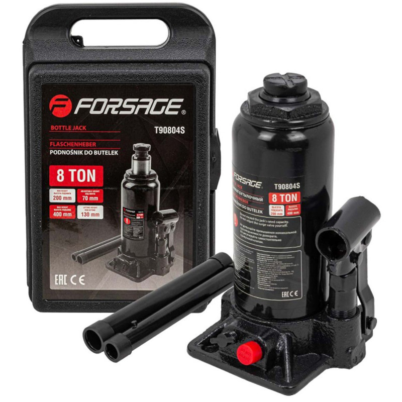 Detail produktu Hydraulický fľašový zdvihák 8 t s kufríkom FS-56646