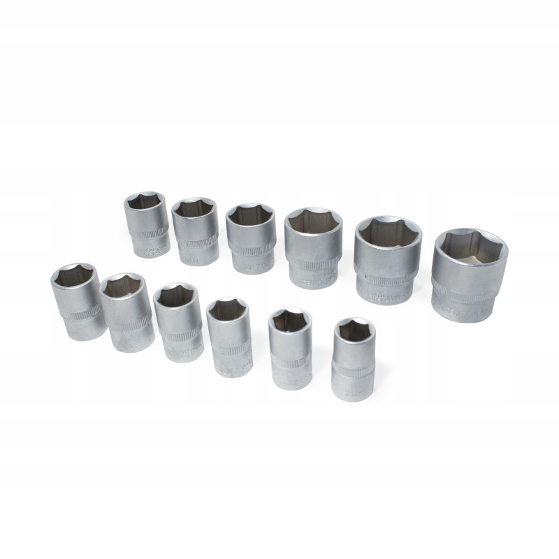 Zestaw klucze nasadki bity 1/2'' 1/4'' 82 el walizka