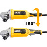 JCB Zestaw SZLIFIEREK kątowych 600W/2000W 230V 115mm 230mm KĄTÓWKA MOCNA