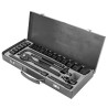 Zestaw klucze nasadowe nasadki grzechotka 1/2" 8-32mm 24el