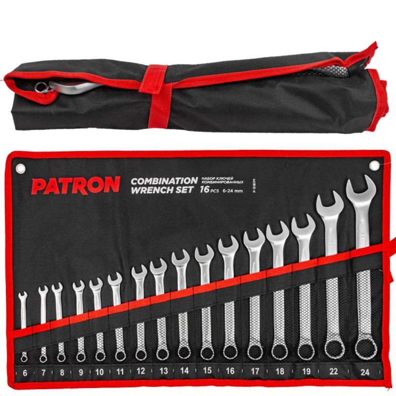 Detail produktu Patron sada očkoplochých kľúčov 6–24 mm, 14 dielov na plachte FS-47416