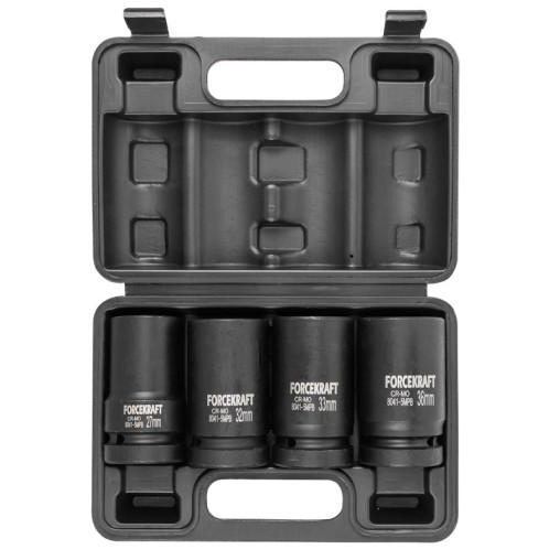 Zestaw nasadek udarowych 1" 27-36mm 6-kątne walizka