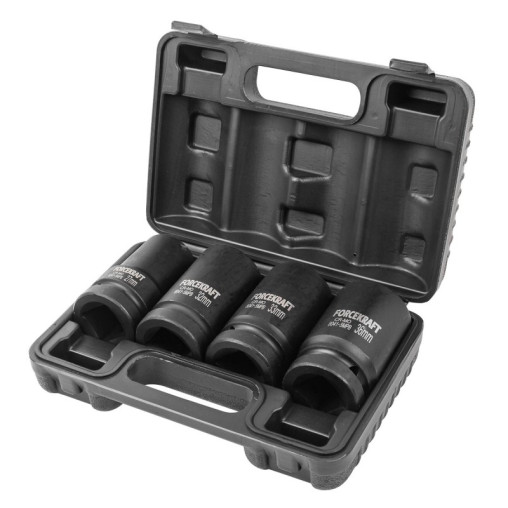 Zestaw nasadek udarowych 1" 27-36mm 6-kątne walizka