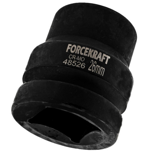 FORCEKRAFT Nasadka udarowa 1" 26mm 6-kątna