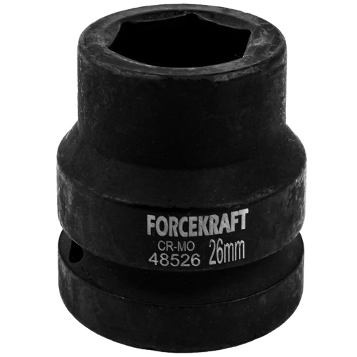 FORCEKRAFT Nasadka udarowa 1" 26mm 6-kątna