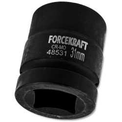 FORCEKRAFT Nasadka udarowa 1" 31mm 6-kątna