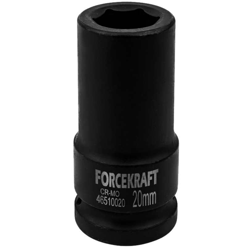 FORCEKRAFT Nasadka udarowa GŁĘBOKA 20mm 3/4" 6-kątna