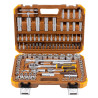FORSTIME Zestaw narzędzi DUŻY 108 ELEMENTÓW 1/4" 1/2" 6-kątnych 4-32mm