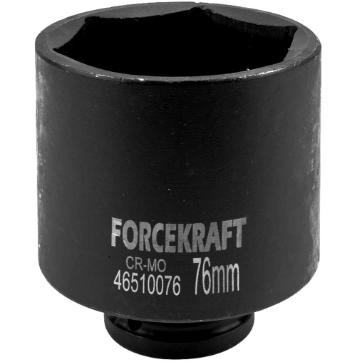FORCEKRAFT Nasadka udarowa GŁĘBOKA 3/4" 76mm 6-kątna