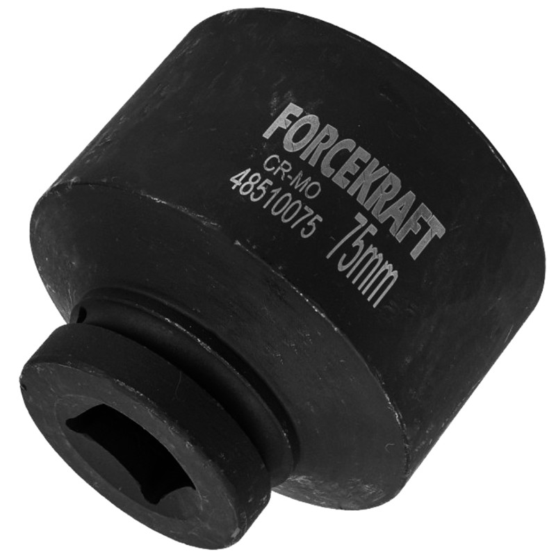 FORCEKRAFT Nasadka udarowa GŁĘBOKA 1" 75mm 6-kątna