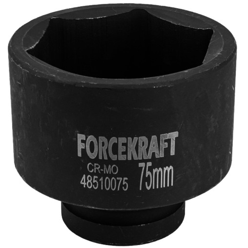 FORCEKRAFT Nasadka udarowa GŁĘBOKA 1" 75mm 6-kątna